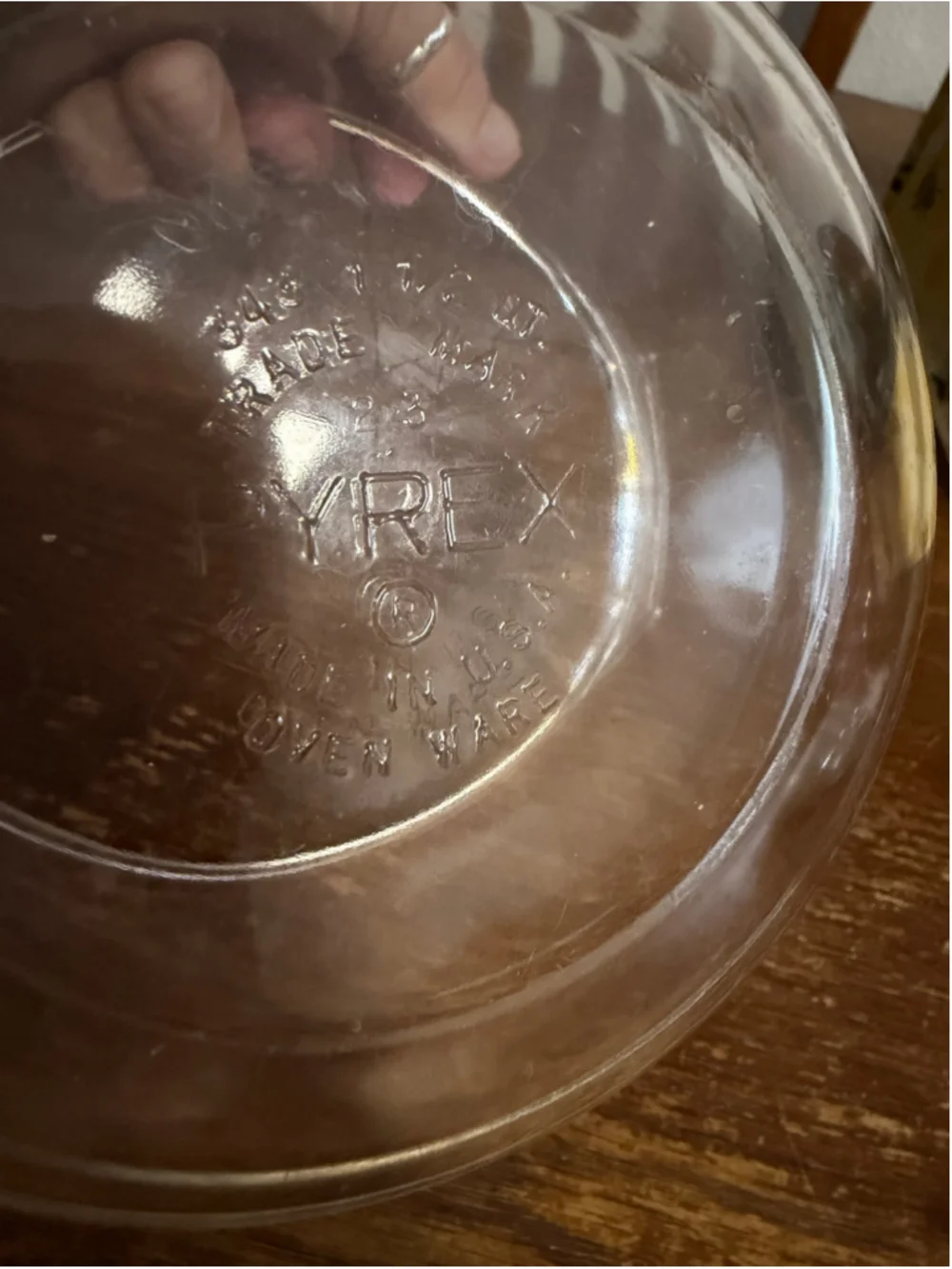 Vintage PYREX #023 Clear Glass 1.5 Qt Casserole Baking Dish USA No Lid